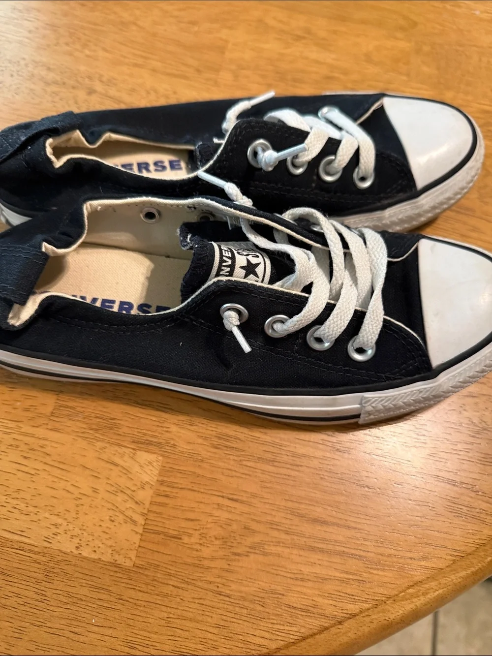 Converse Kids Low-Top Sneakers in Black and White